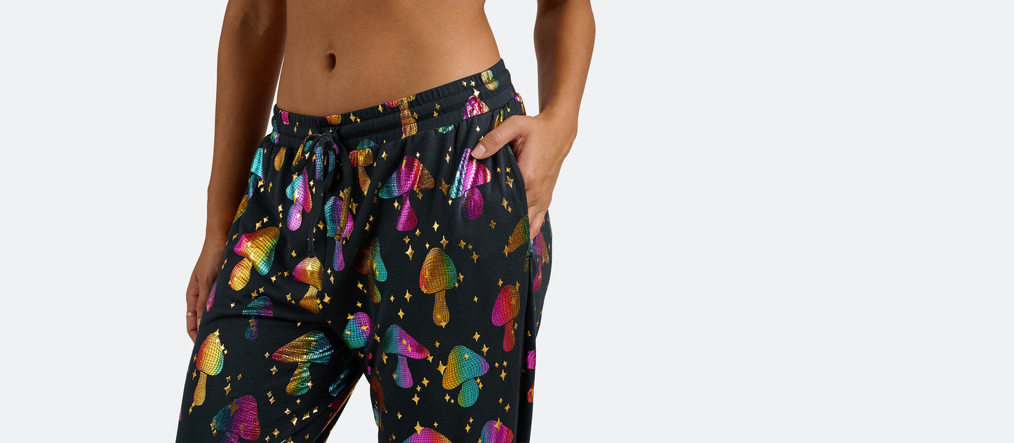 Women's Modal Jogger | Disco Shrooms