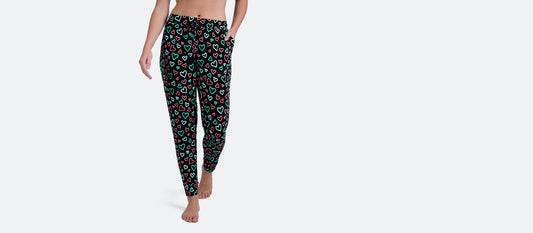 Women's Modal Jogger | Electric Hearts