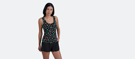 Women's Modal Tank | Electric Hearts