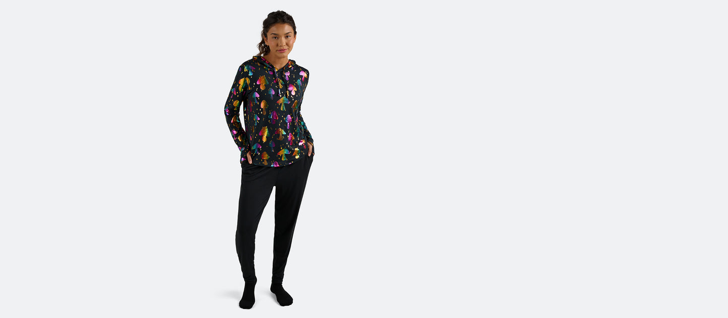 Women's Pullover Hoodie | Disco Shrooms