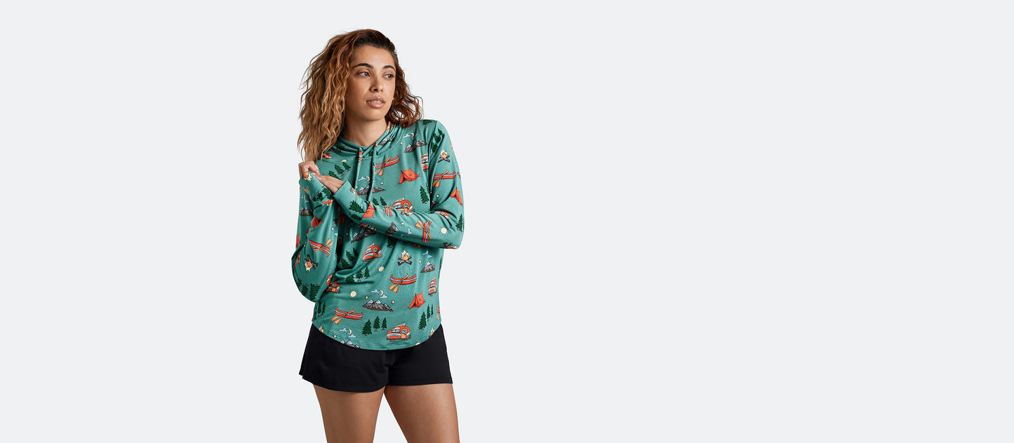 Women's Pullover Hoodie | Happy Camper