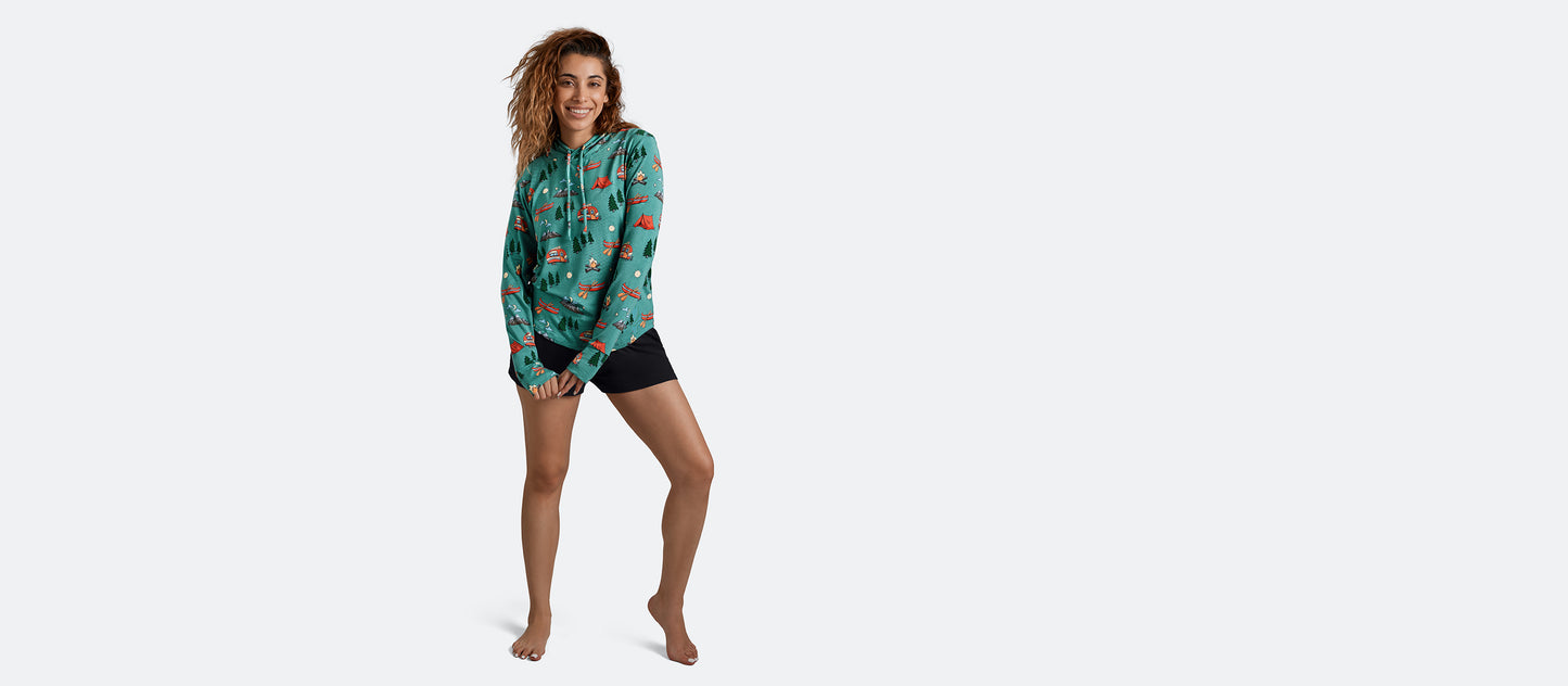 Women's Pullover Hoodie | Happy Camper