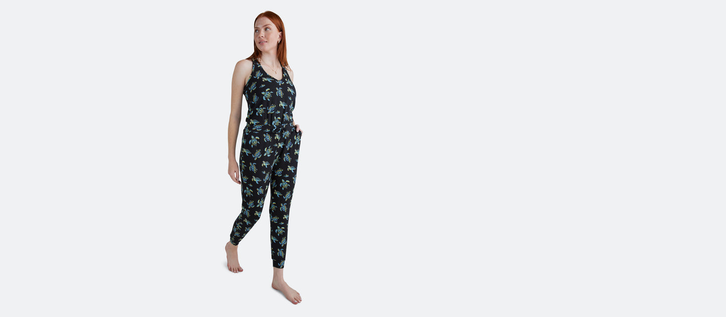 Women's Modal V-Neck Jumpsuit | Turtley Awesome