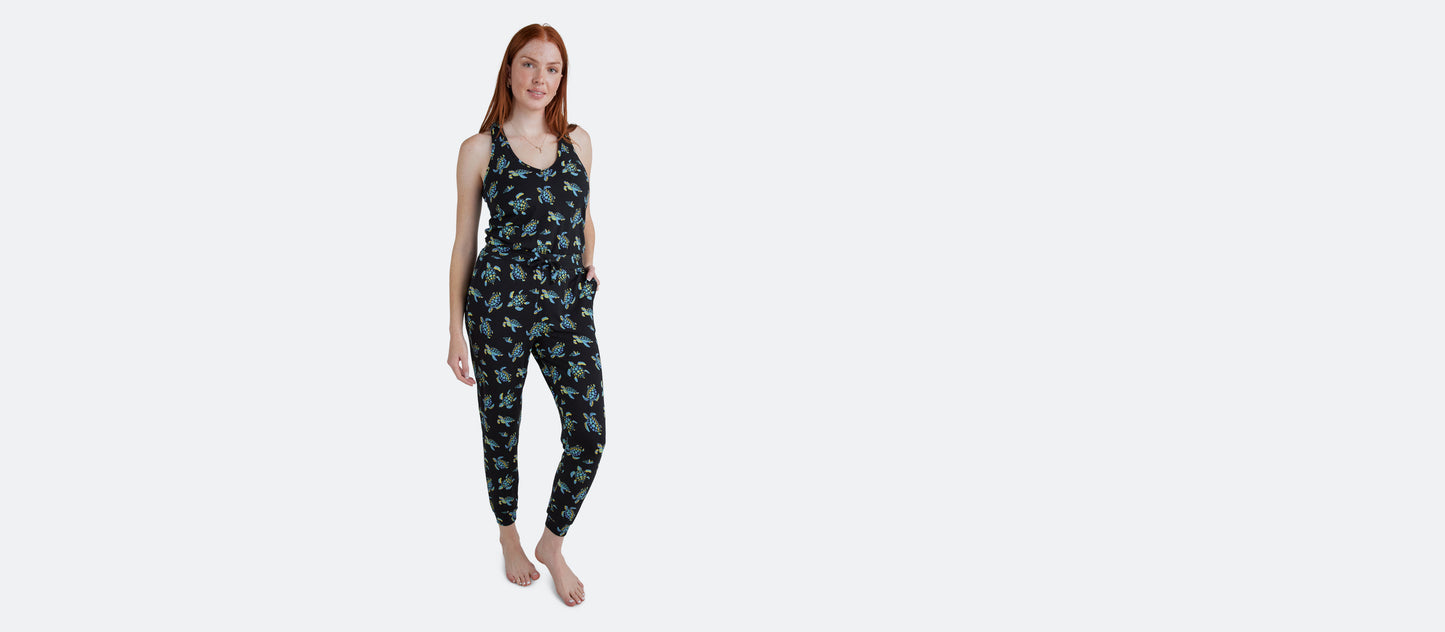 Women's Modal V-Neck Jumpsuit | Turtley Awesome