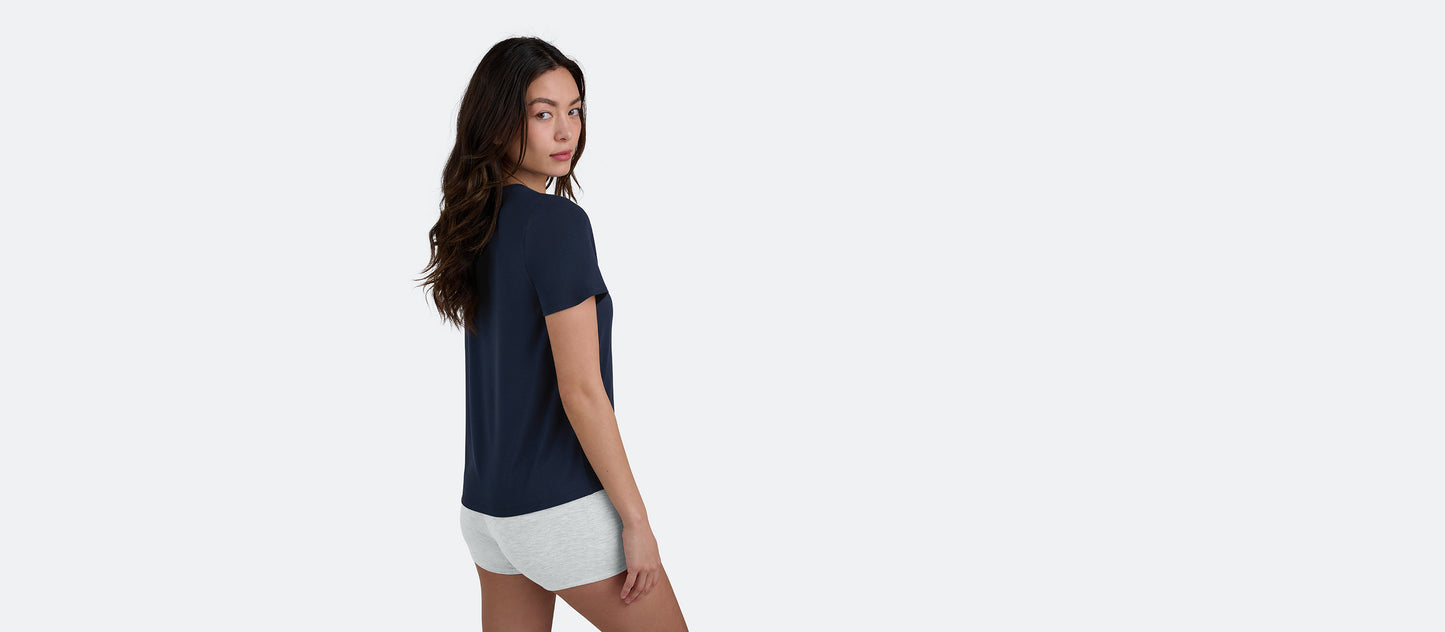 Women's Modal Crew Tee | Dark Sapphire