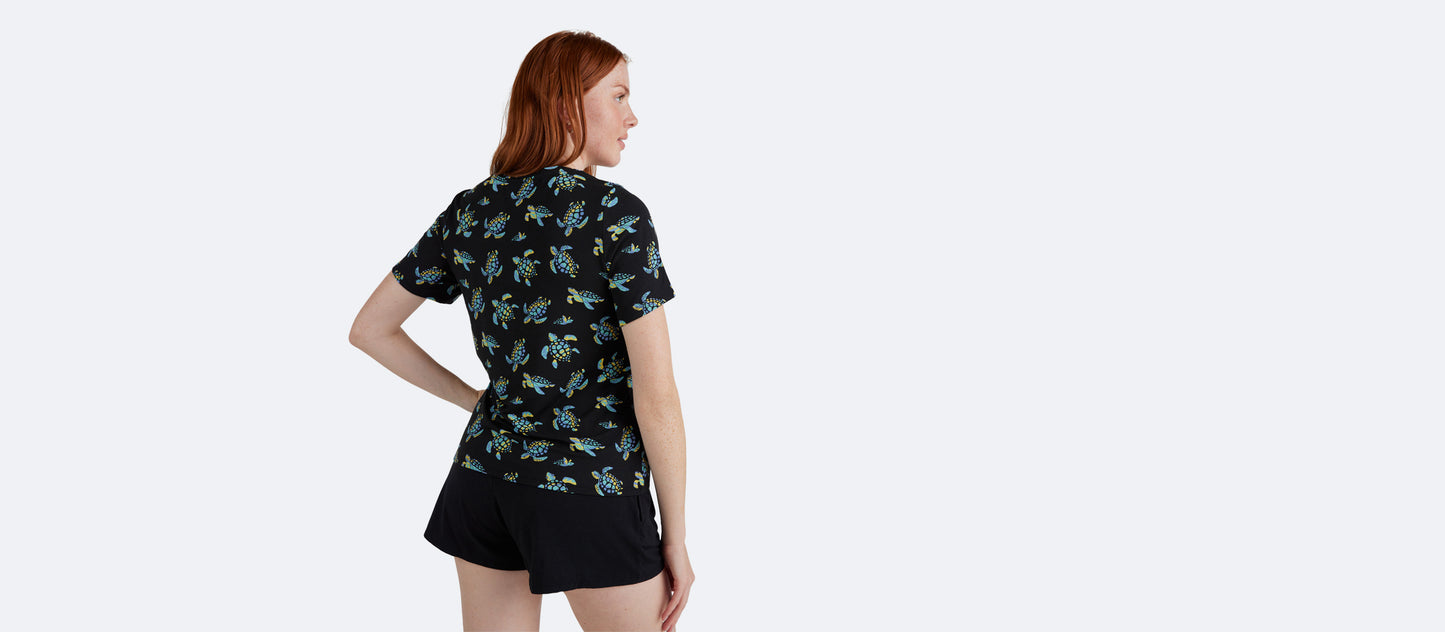 Women's Modal Crew Tee | Turtley Awesome