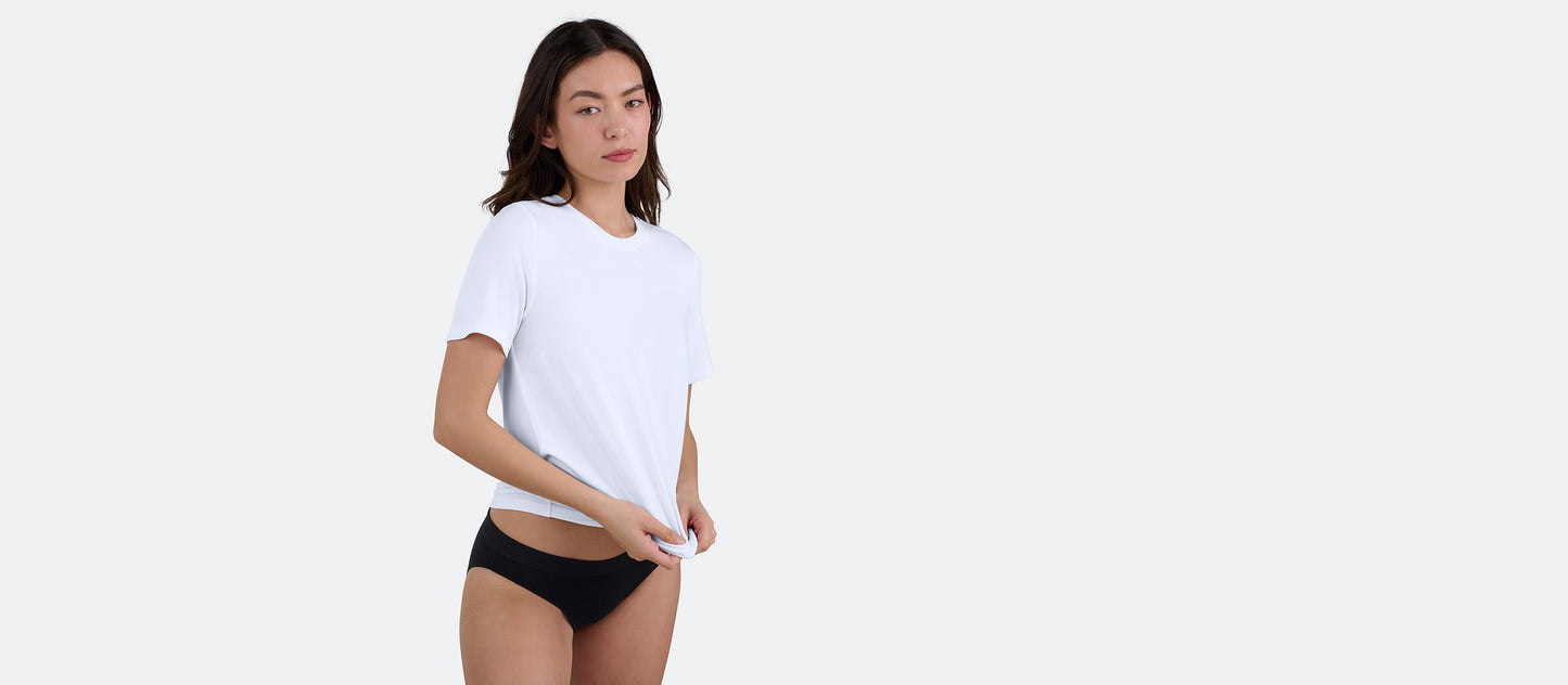 Women's Modal Crew Tee | White