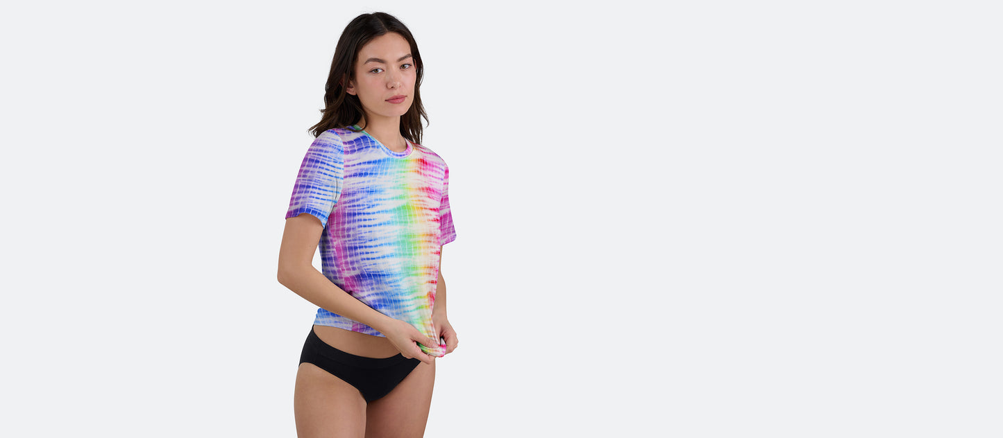 Women's Modal Crew Tee | Rainbow Daze