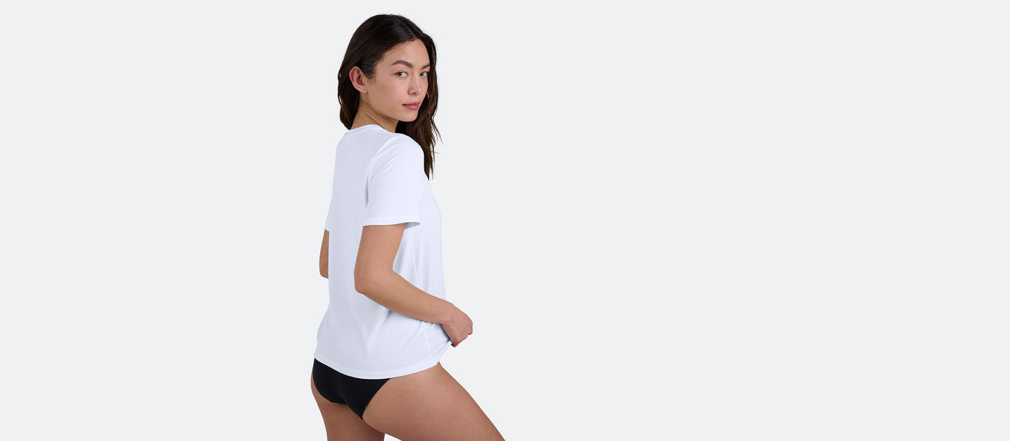 Women's Modal Crew Tee | White