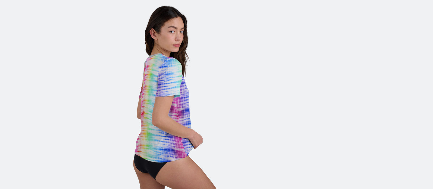 Women's Modal Crew Tee | Rainbow Daze