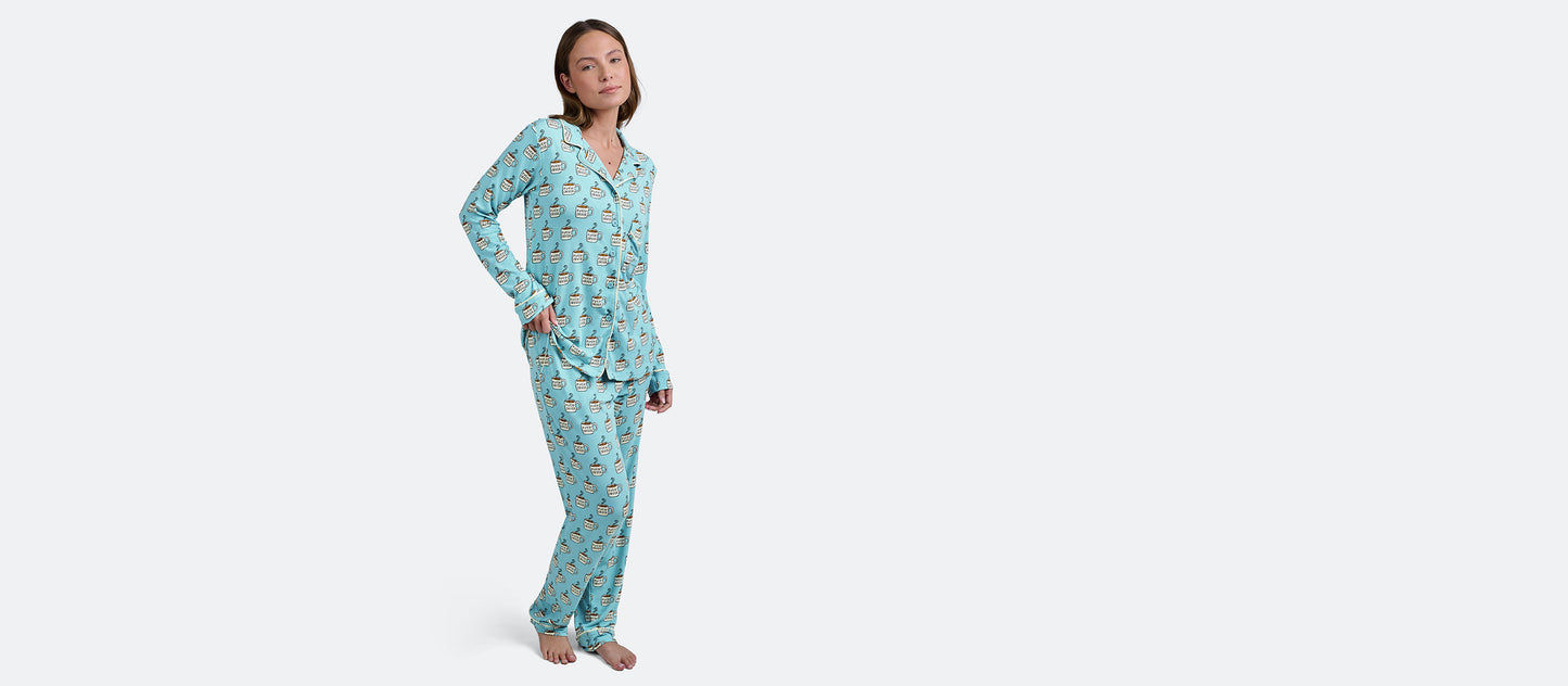 Women's Longsleeve Modal PJ Set | F-Offee