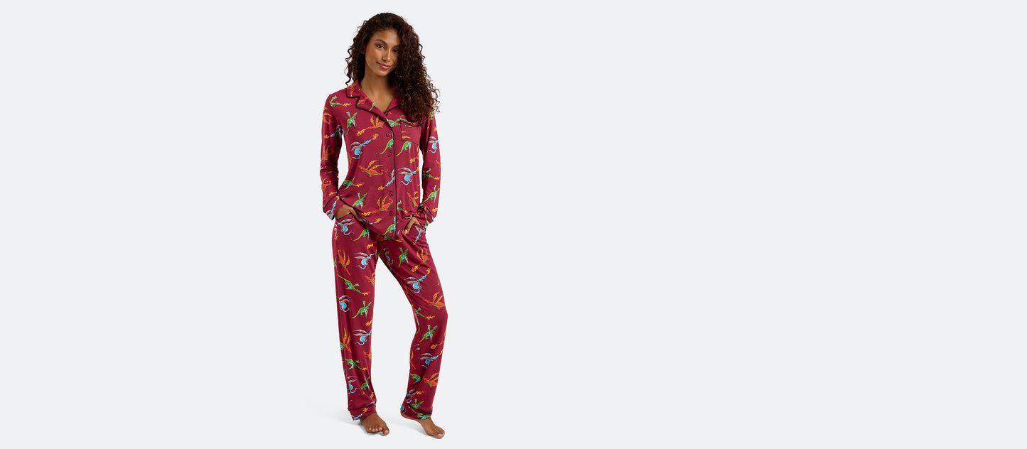 Women's Longsleeve Modal PJ Set | Fired Up