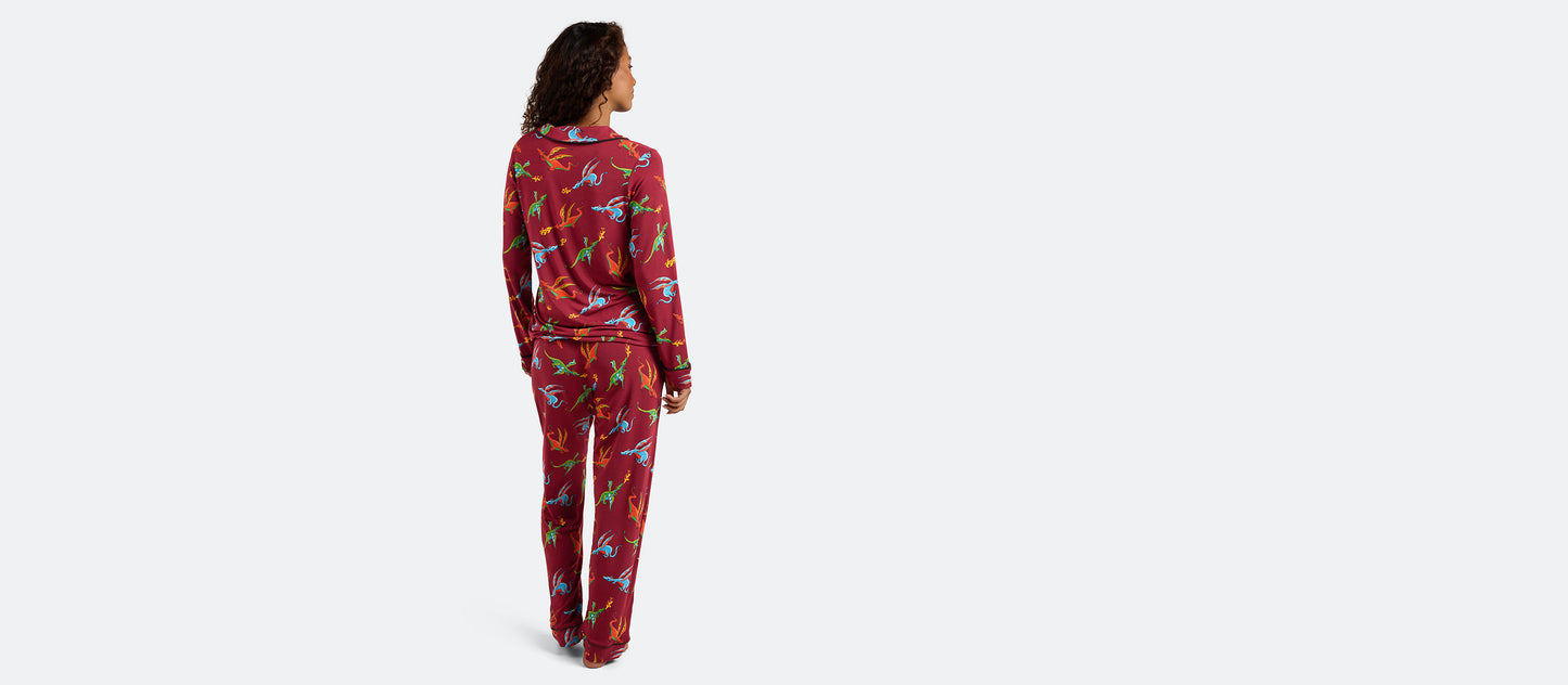 Women's Longsleeve Modal PJ Set | Fired Up