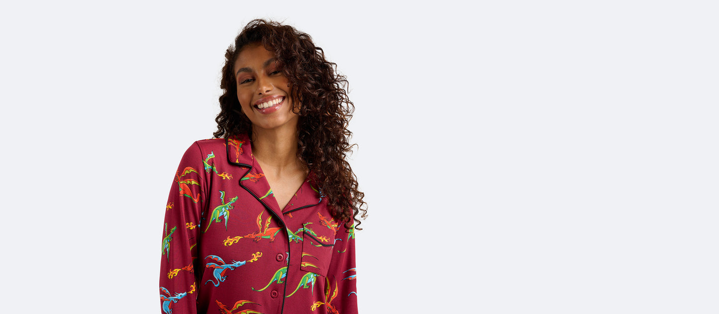 Women's Longsleeve Modal PJ Set | Fired Up