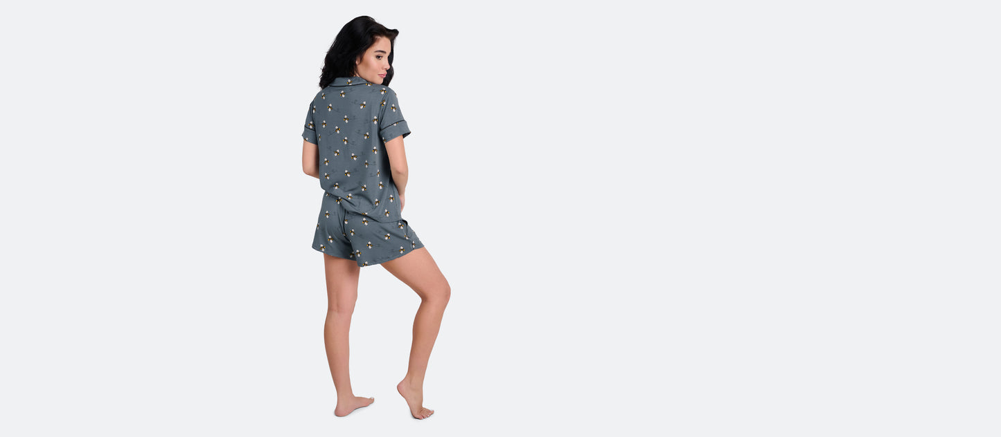 Women's Shortsleeve Modal PJ Set | Let It Bee