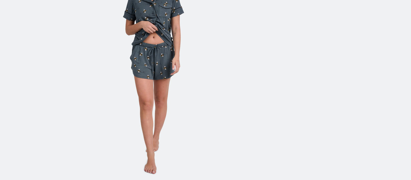 Women's Shortsleeve Modal PJ Set | Let It Bee