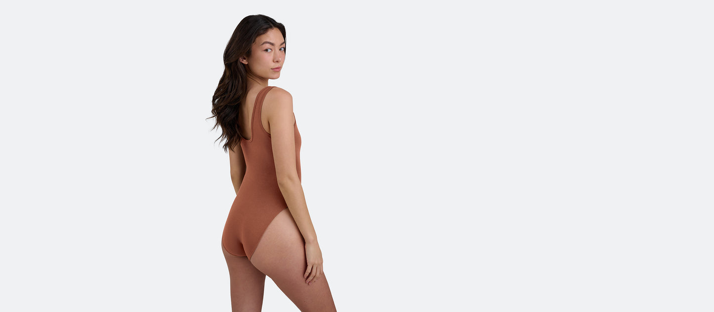 Women's Modal Bodysuit | Cedar Wood