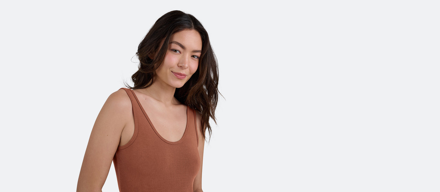 Women's Modal Bodysuit | Cedar Wood