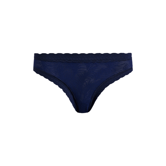 All Over Lace Tanga | Midnight Navy