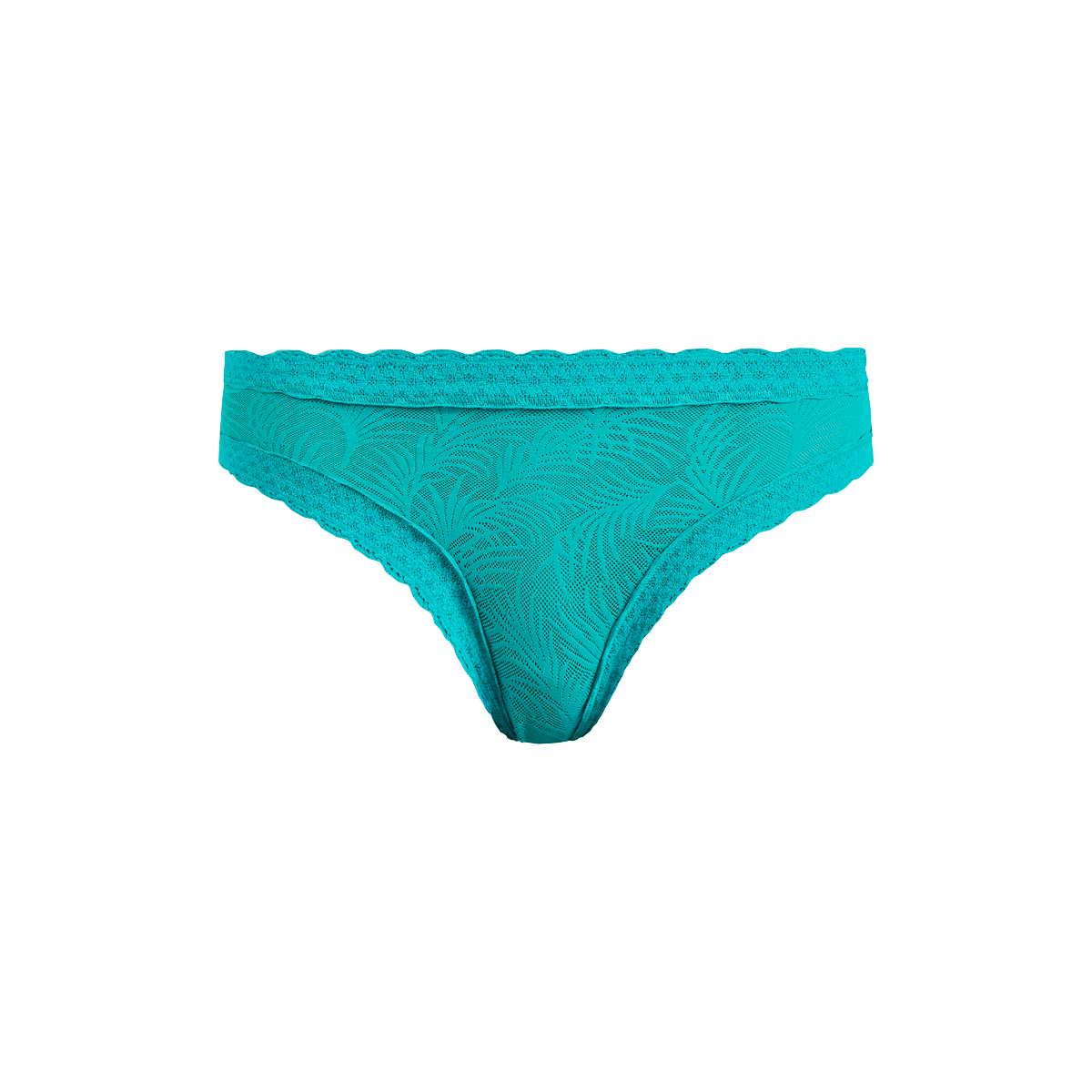 All Over Lace Tanga | Peacock Teal