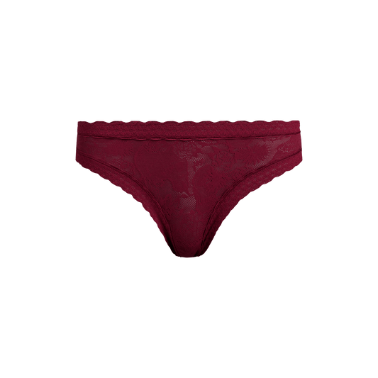 All Over Lace Tanga | Plum Dead Flowers