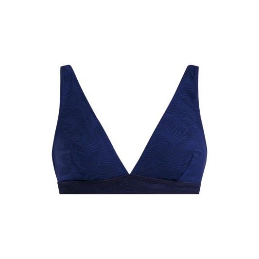 All Over Lace Plunge Bralette | Midnight Navy