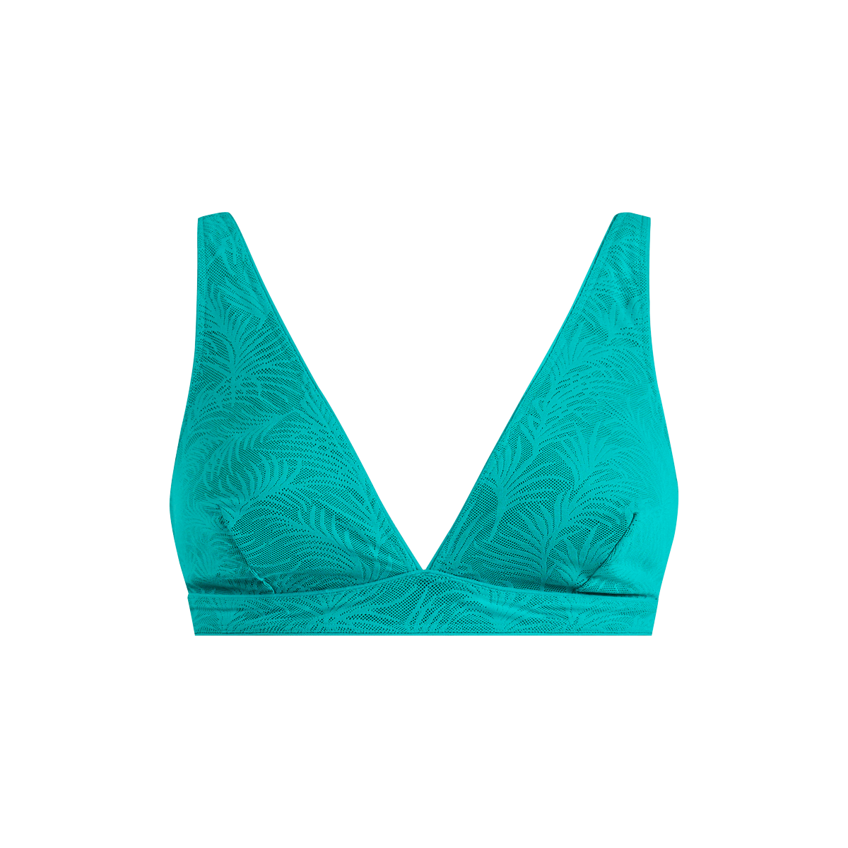 All Over Lace Plunge Bralette | Peacock Teal