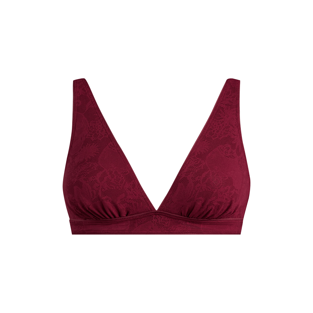 All Over Lace Plunge Bralette | Plum Dead Flowers