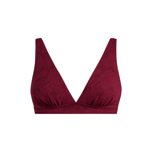 All Over Lace Plunge Bralette | Plum Dead Flowers