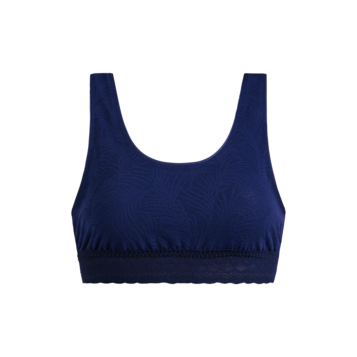 All Over Lace U-Back Bralette | Midnight Navy