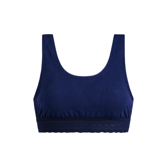 All Over Lace U-Back Bralette | Midnight Navy