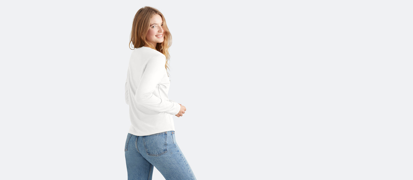 Women's Daily Longsleeve Tee | White