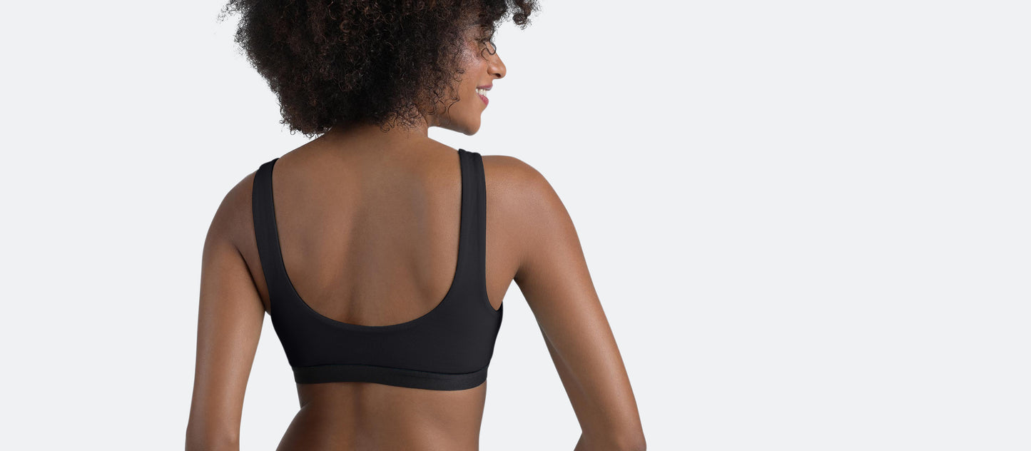 U-Back Bralette 3-Pack | Black