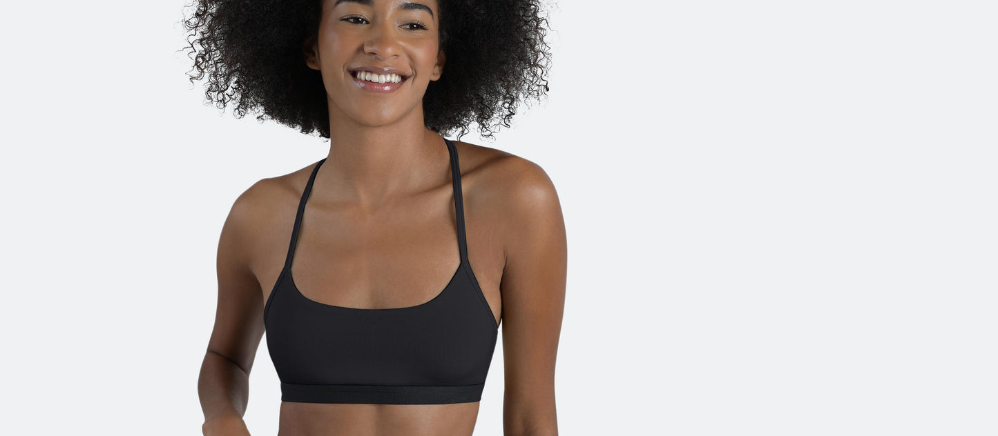 T-Back Bralette 3-Pack | Black