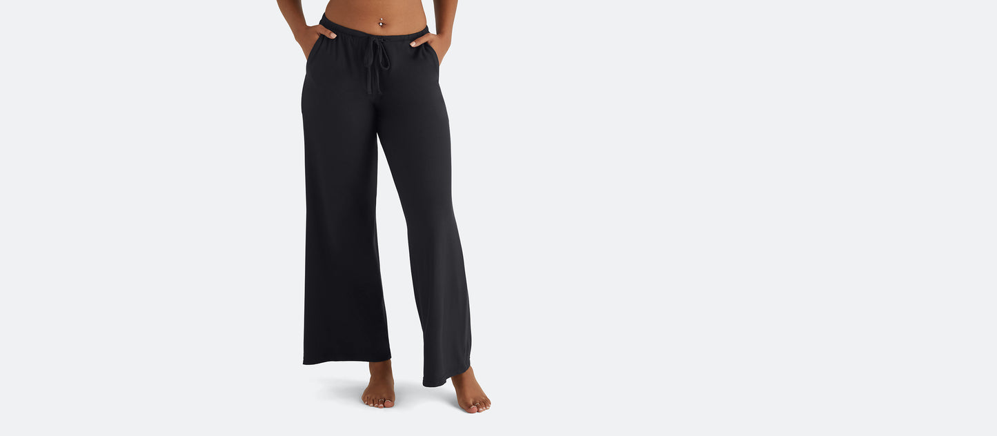 Women's Modal Wide Leg Pant | Black